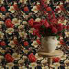 Papier peint floral dramatique