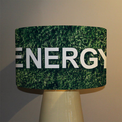 25cm H Canvas Drum Pendant Shade ( Clip On )