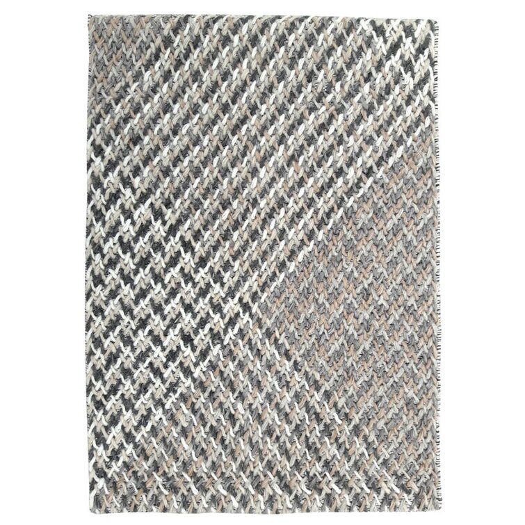 Modern Rugs Halcyon Wool Checkered Rug | Wayfair