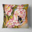 Abeille florale assise sur un coussin floral-29883875-29883878