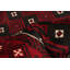 Hand-Knotted Rizbaft Dark Red Wool Rug 3'4" X 6'7"