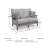 Lone View Bay Outdoor Loveseat With Cushion