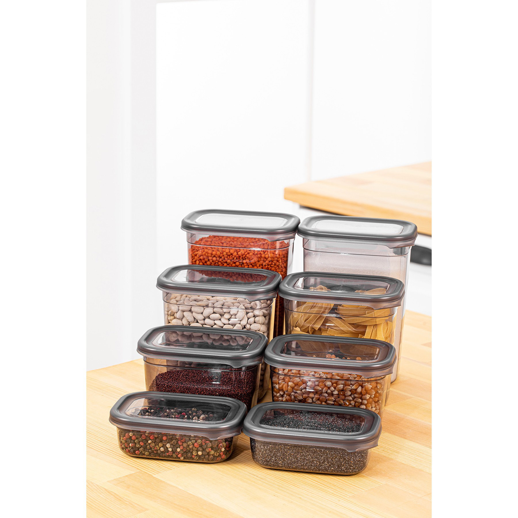 Belfry Kitchen Storage Box Set (8 Pieces) | Wayfair.co.uk