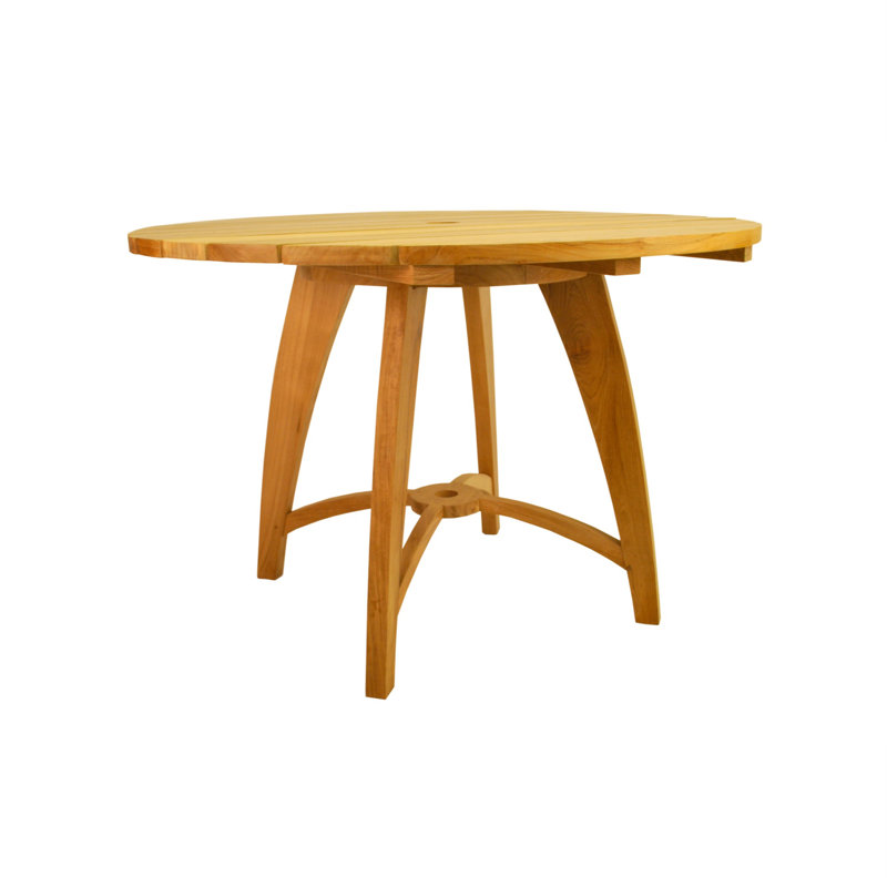Cadense Outdoor Round Teak Coffee Table