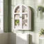 Arched Bathroom Storage Cabinet