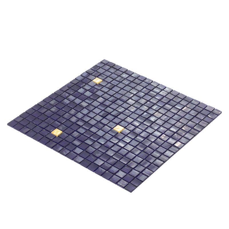 Mingles 0.6" x 0.6" Glass Mosaic Grid Wall & Floor Tile