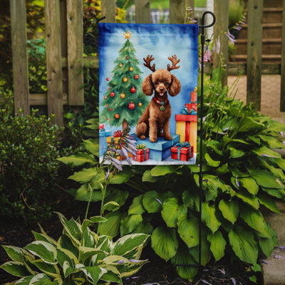 Drapeau de Noël renne de jardin