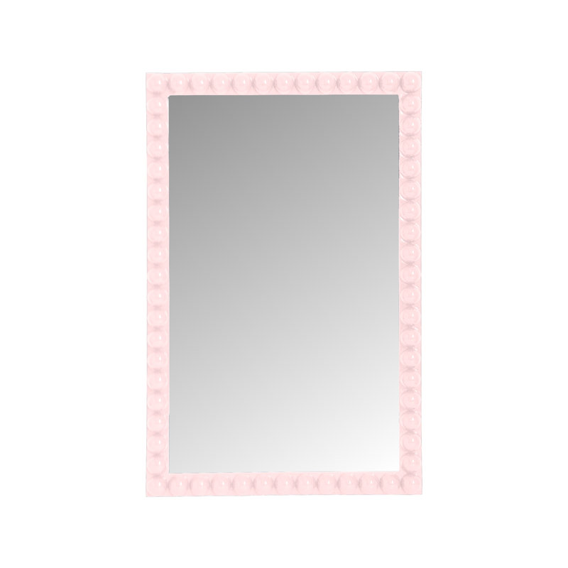 Varsha Rectangle  Glossy Lilac Mirror, Purple