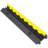 Cable Protector Ramp, 2 Channels Speed Bump Hump, Rubber Modular Speed Bump Rated 11000 LBS Load Capacity, Protective Wire Cord Ramp Driveway Rubber Traffic Speed Bumps Cable Protector,3 Packs