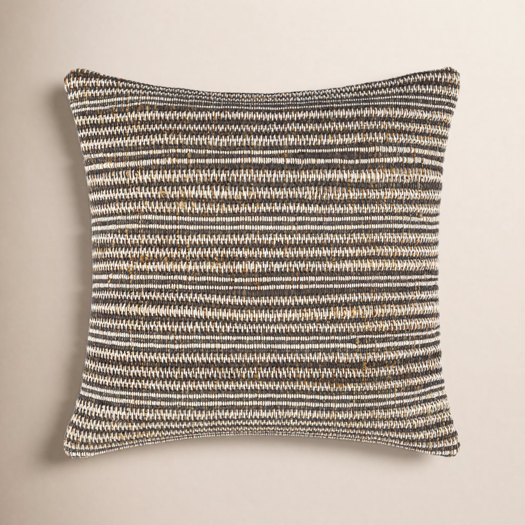 Dumas Cotton Pillow Cover, Square 20", Down Blend