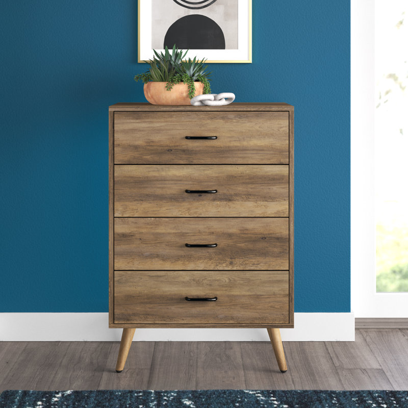 60 cm W Chest of 4 Drawers