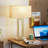 22'' Golden Modern Metal Table Lamp with Touch Control and USB A&C