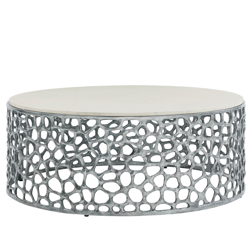 Coral Cocktail Table, Gray