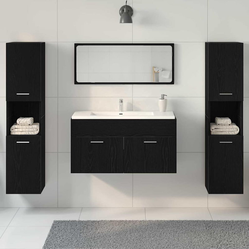 Bathroom Furniture Suite, Black