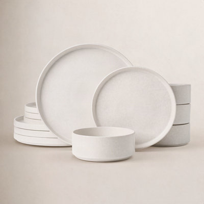 Stoneware Dinnerware Set - Service for 4