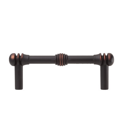 Charlotte 3-1/4" Centre to Centre Oil Rubbed Bronze Bar Drawer Pull