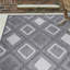 Tapis intérieur / extérieur gris Mayura-11833408