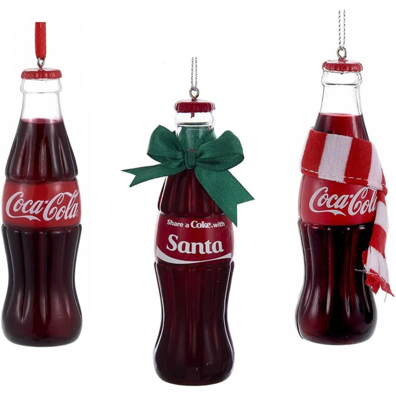 Ensemble d'ornement suspendu 3 pièces Coca-Cola®