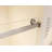 Frameless Double Sliding Shower Door 56-60 "W X 74" H, 5/16 "(8Mm) Tempered Glass, Explosion Proof Film, Stainless Steel Handle, Square Tube Track, Shower Door-123698879