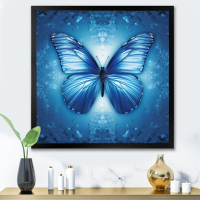 Diamant papillon III sur toile