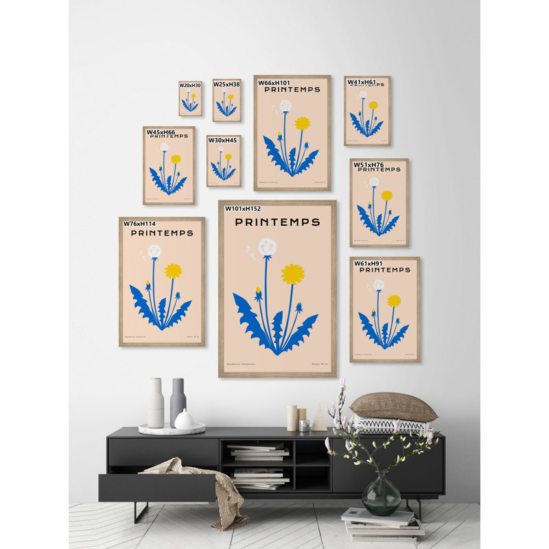 Minimalist Poster No 16 - Single Picture Frame Painting, 30cm H x 20cm W