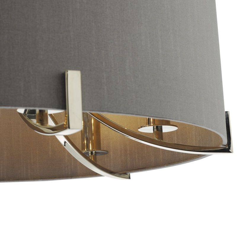 Nicolos 6 - Light Polished Nickel Pendant