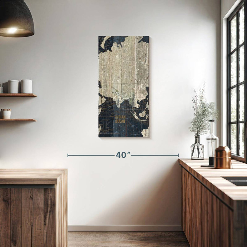 Ancien monde Jahiem bleu IV, H 36 po x l 18 po