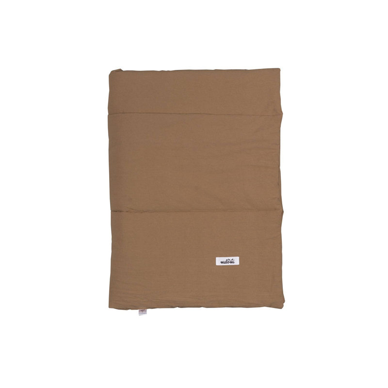Friends 100% Cotton Cot Quilt, 140cm W x 5cm L, Natural