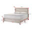 Lit à panneaux très grand avec finition en bois blanchi 1pc-243617867