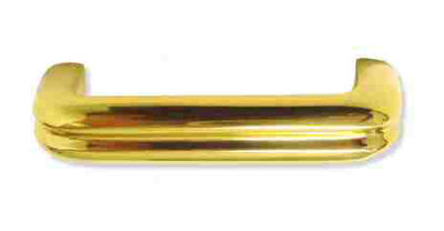 3" Heavy Solid Pull Polished Brass