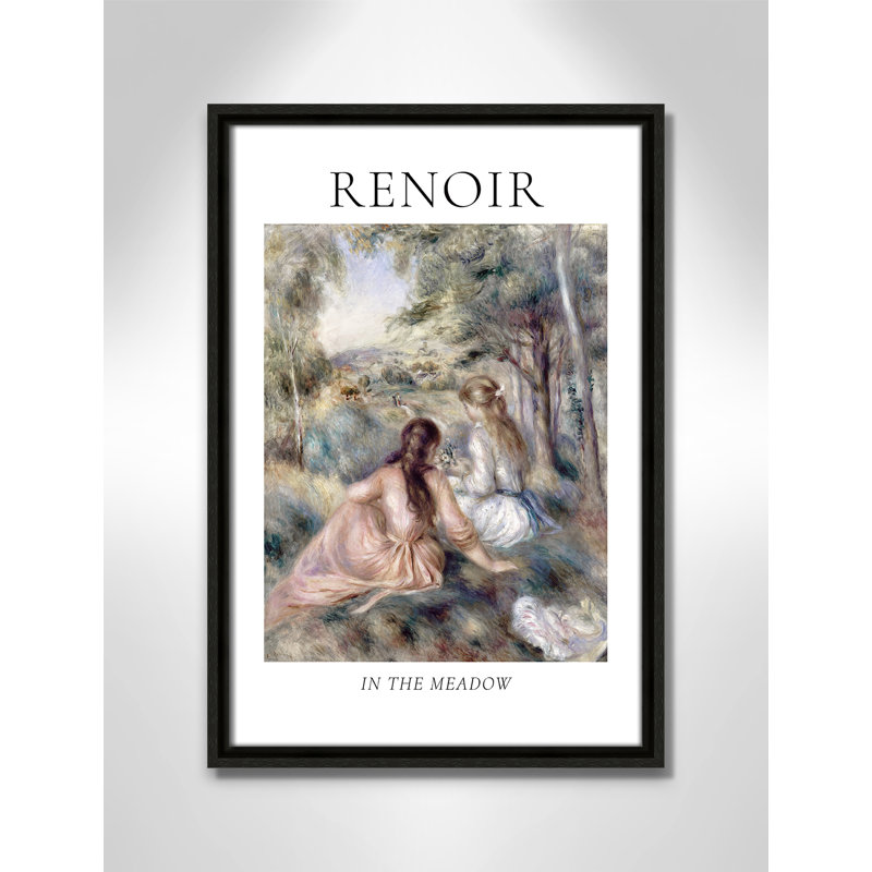 Collection «Old the prairie» par Auguste Renoir, Cadre flottant espresso, Non, H 19,5 po x l 13,5 po x P 2 po