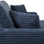 Chaise longue surdimensionnée en velours côtelé avec ports USB 86,5 po Aikens-1045240335