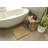 17.71 in. W Teak Shower Bench