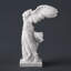 Figurine multicolore à oreilles en polyrésine à hauteur de 4,33 pouces