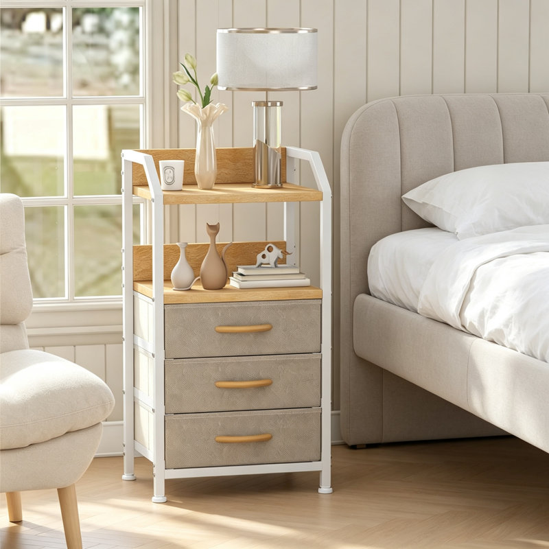 40 cm W Bedside Table