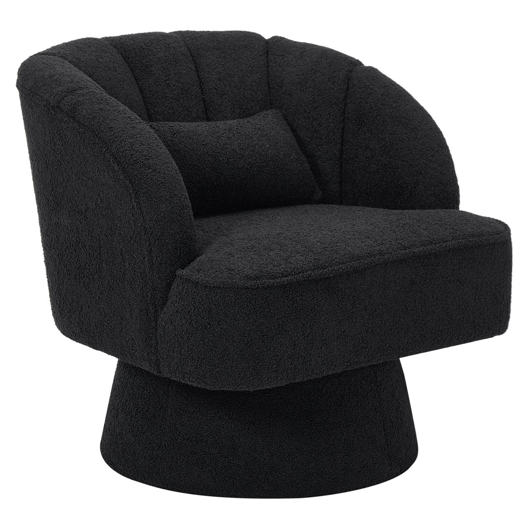 Upholstered Swivel Armchair