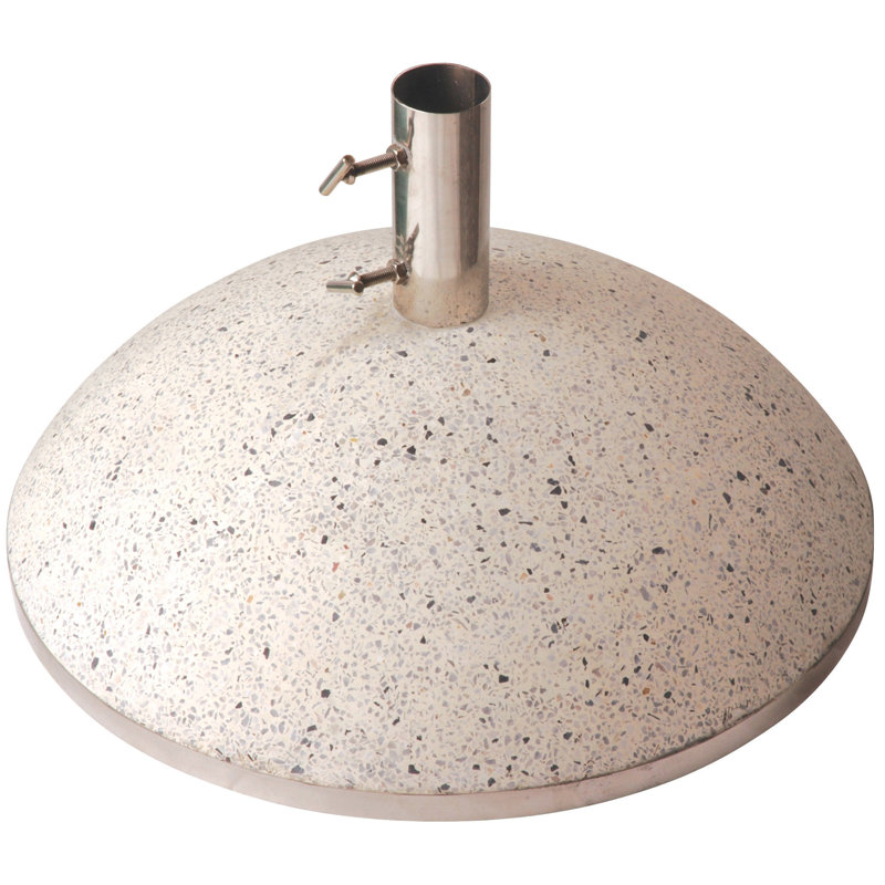 Jenavie 96.58 Lb. Concrete Free Standing Umbrella Base, White