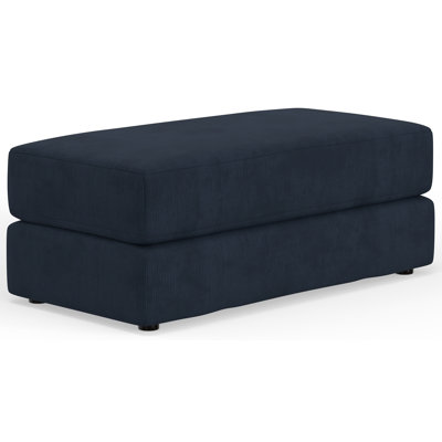 Aleda Micro-Corduroy Upholstered Ottoman