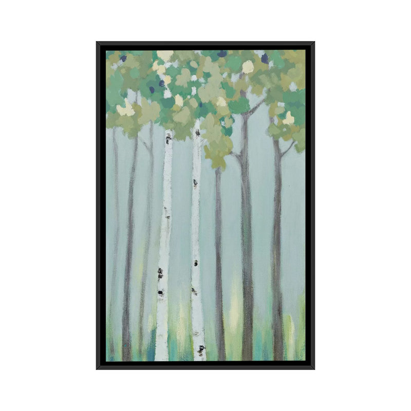 «Forest View II» par Rita Vindedzis, reproduction sur toile tendue sur châssis, H 26 po x l 18 po x P 1,5 po, Pas de tapis
