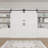 84''Manufactured Solid Wood Primed Double Sliding Barn Doors With Installation Hardware Kit(Door Lock included)-100299772