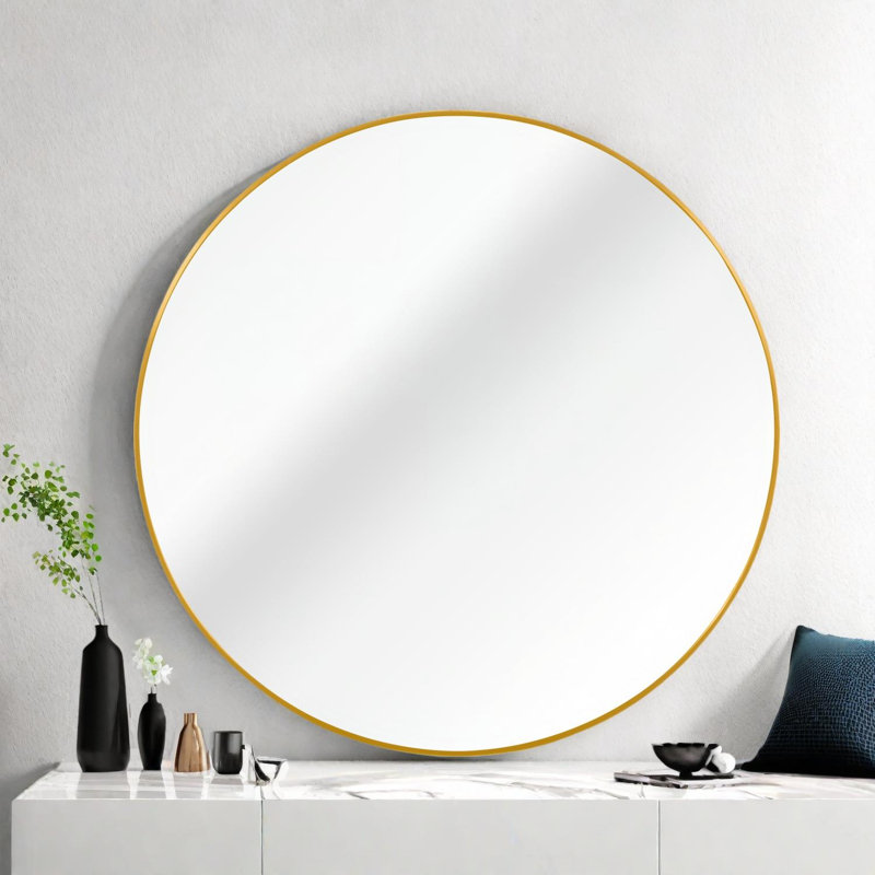 Miroir de salle de bain 24 po, Doré