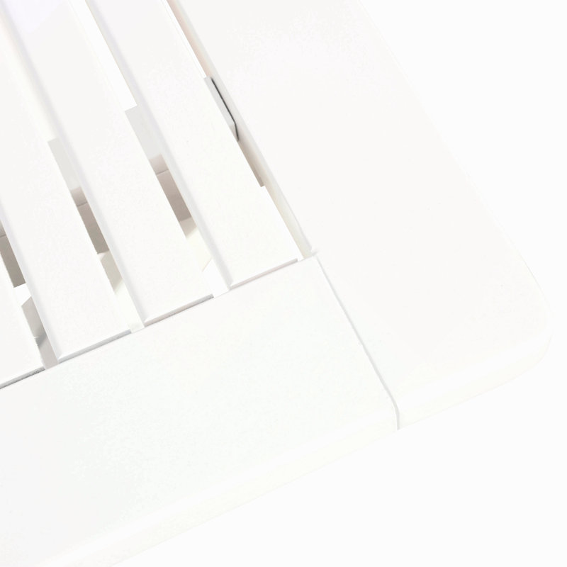 Table pliable 43,5 po, Blanc