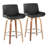 Rondell 25" Fixed-Height Counter Stools with Round Built-In Footrests-103128215-102341438