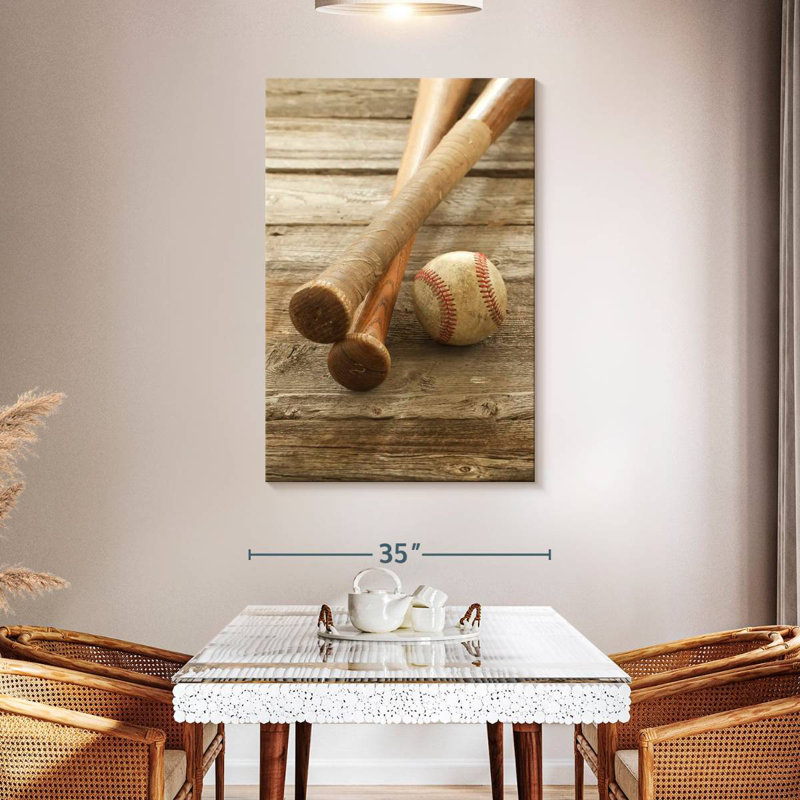Sireci Old Baseball Gear, 48" H x 32" W