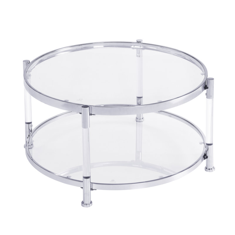 Round Acrylic Coffee Table