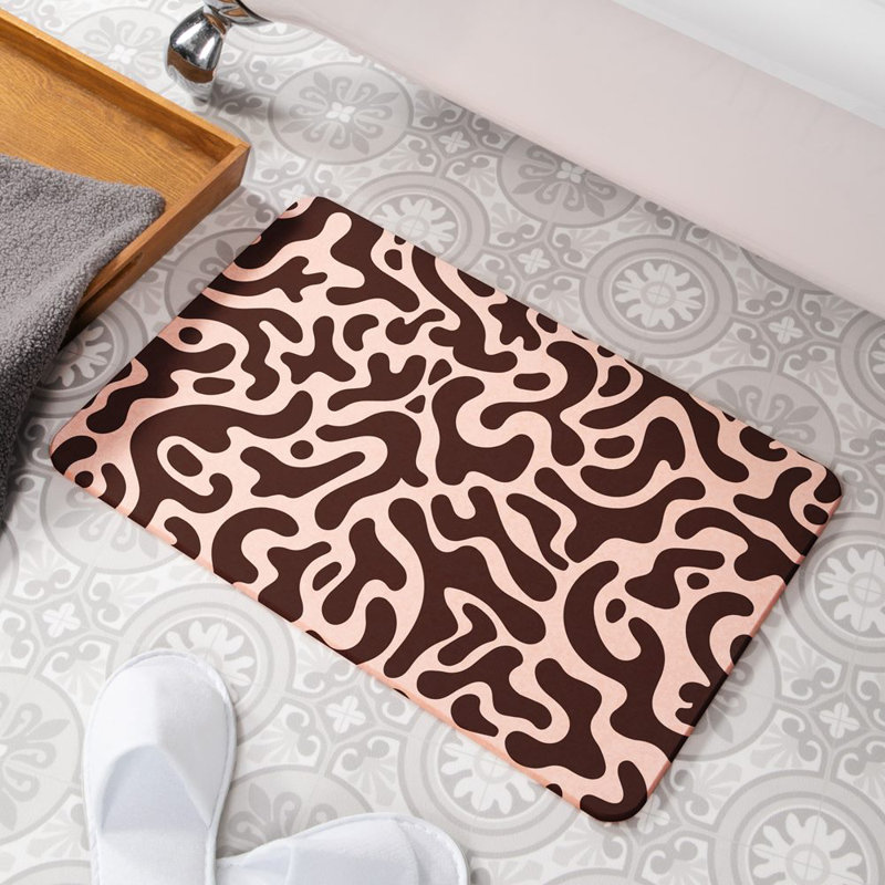 Non-Slip Shower Mat, Pink