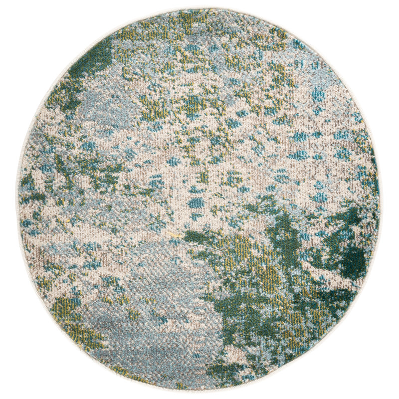 Panayiotis Performance Abstract Rug, Round 3'