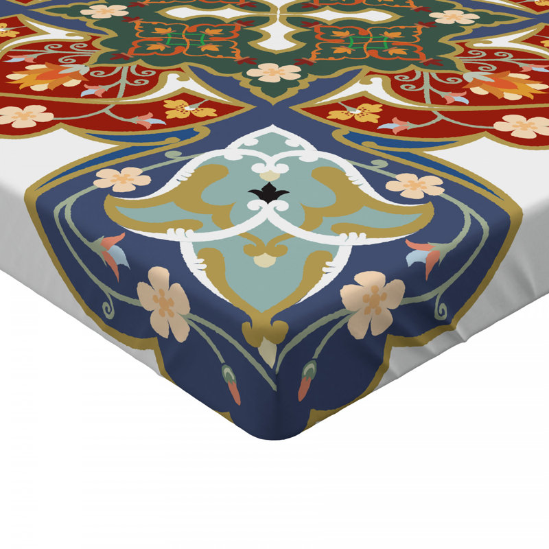 Oriental Microfiber Fitted Sheet, Full Fitted Sheet
