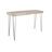 Vogelsang Wood Brown Console Table with Black Metal Hairpin Legs