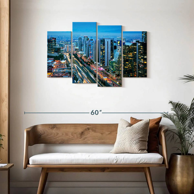 Sireci Mexico City Lights, 27" H x 43" W